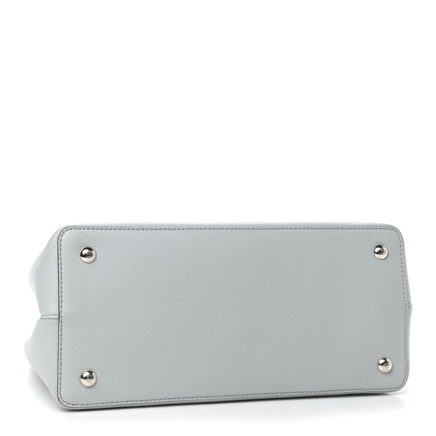 Vitello Cruise Monster Studded Petite 2Jours Tote Grigio Perla Amido Multicolor