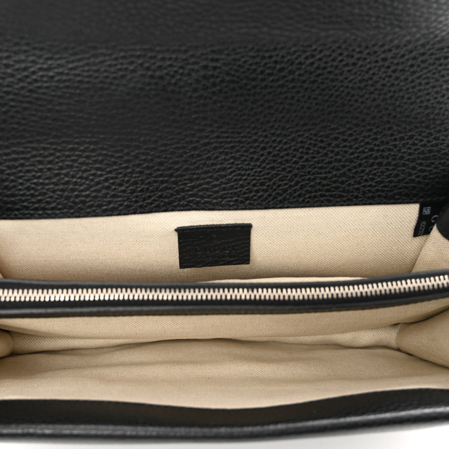 Pebbled Calfskin Small Dionysus Shoulder Bag Black