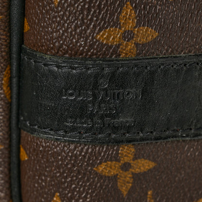 Louis Vuitton Monogram Macassar Keepall Bandouliere 45 7 of 14