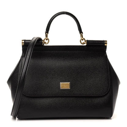 Dolce & Gabbana Dauphine Medium Miss Sicily Satchel Black 1 of 13