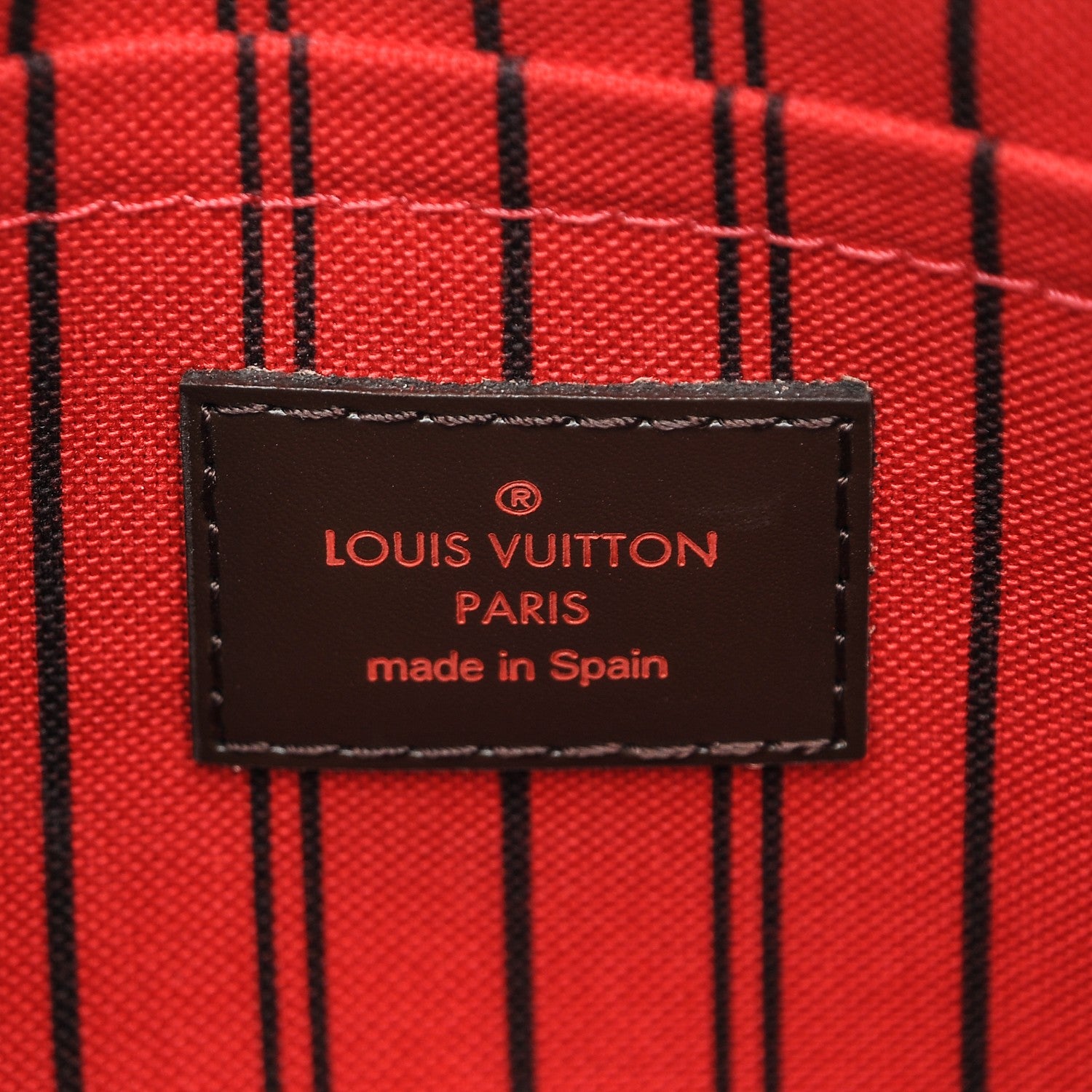 Louis Vuitton Damier Ebene Neverfull MM GM Pochette 6 of 6