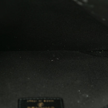 Chanel Caviar Quilted Filigree Flap Pouch Black 12 of 18