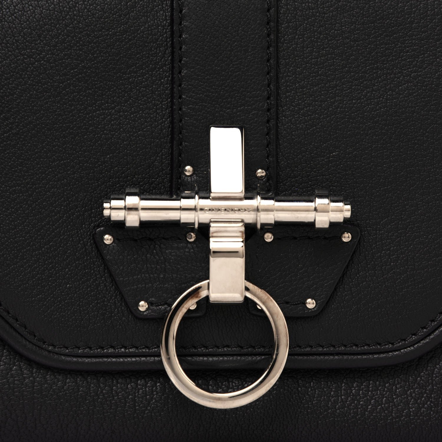 Givenchy Goatskin Obsedia Shoulder Bag Black 7 of 11