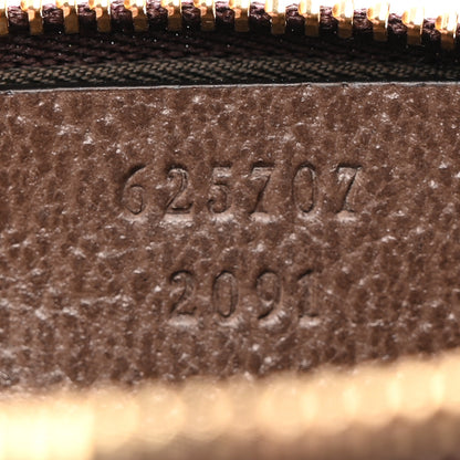 Gucci GG Supreme Monogram Web Ophidia Dome Key Pouch Beige New Acero 7 of 8