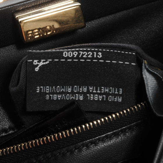 Nappa Mini Peekaboo Iconic Satchel Black