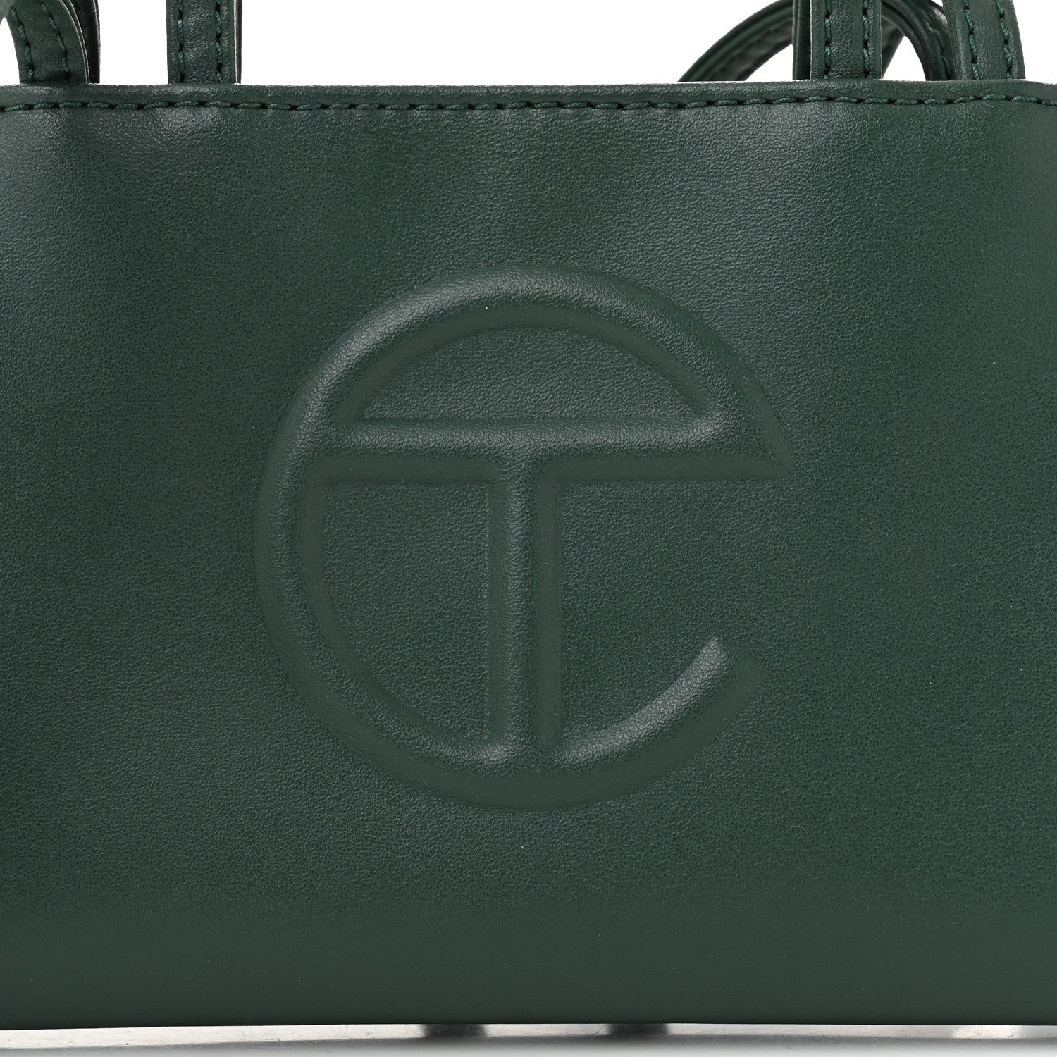 Telfar Vegan Leather Small Shopping Bag Dark Olive 8 of 10