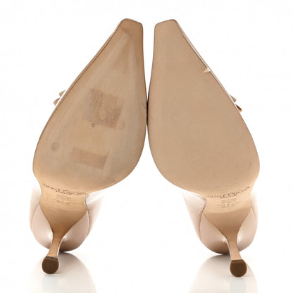 Jimmy Choo Patent Bow Pumps 35.5 Biege 5 of 9