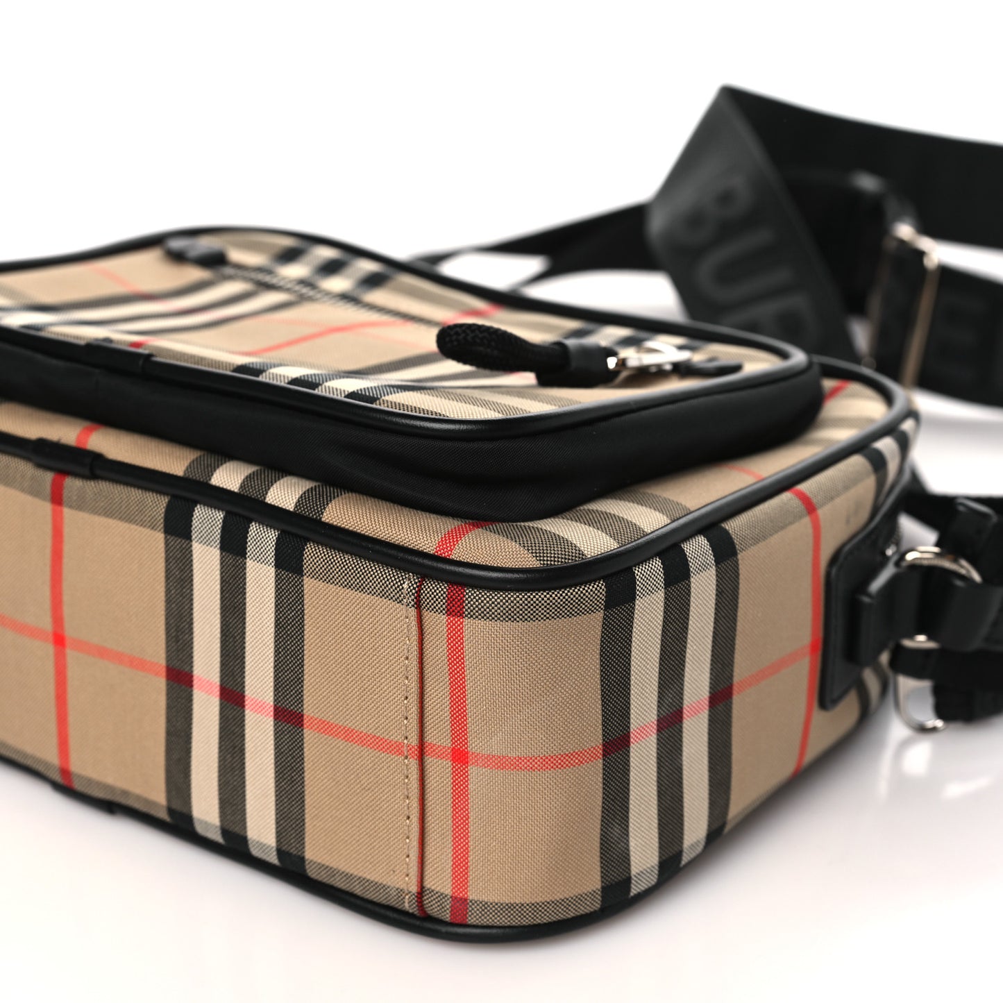 Canvas Check Paddy Messenger Archive Beige