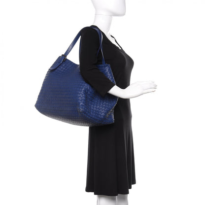 Bottega Veneta Nappa Intrecciato Tote Atlantic 2 of 9
