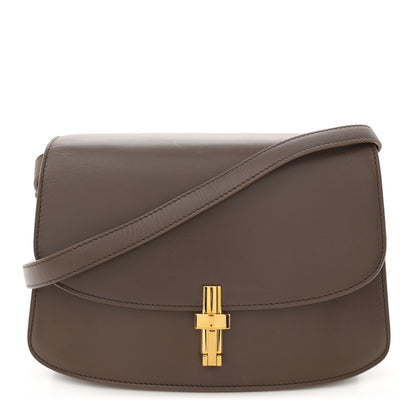 The Row Sleek Calfskin The Sofia 8.75 Crossbody Stone Shg 1 of 9