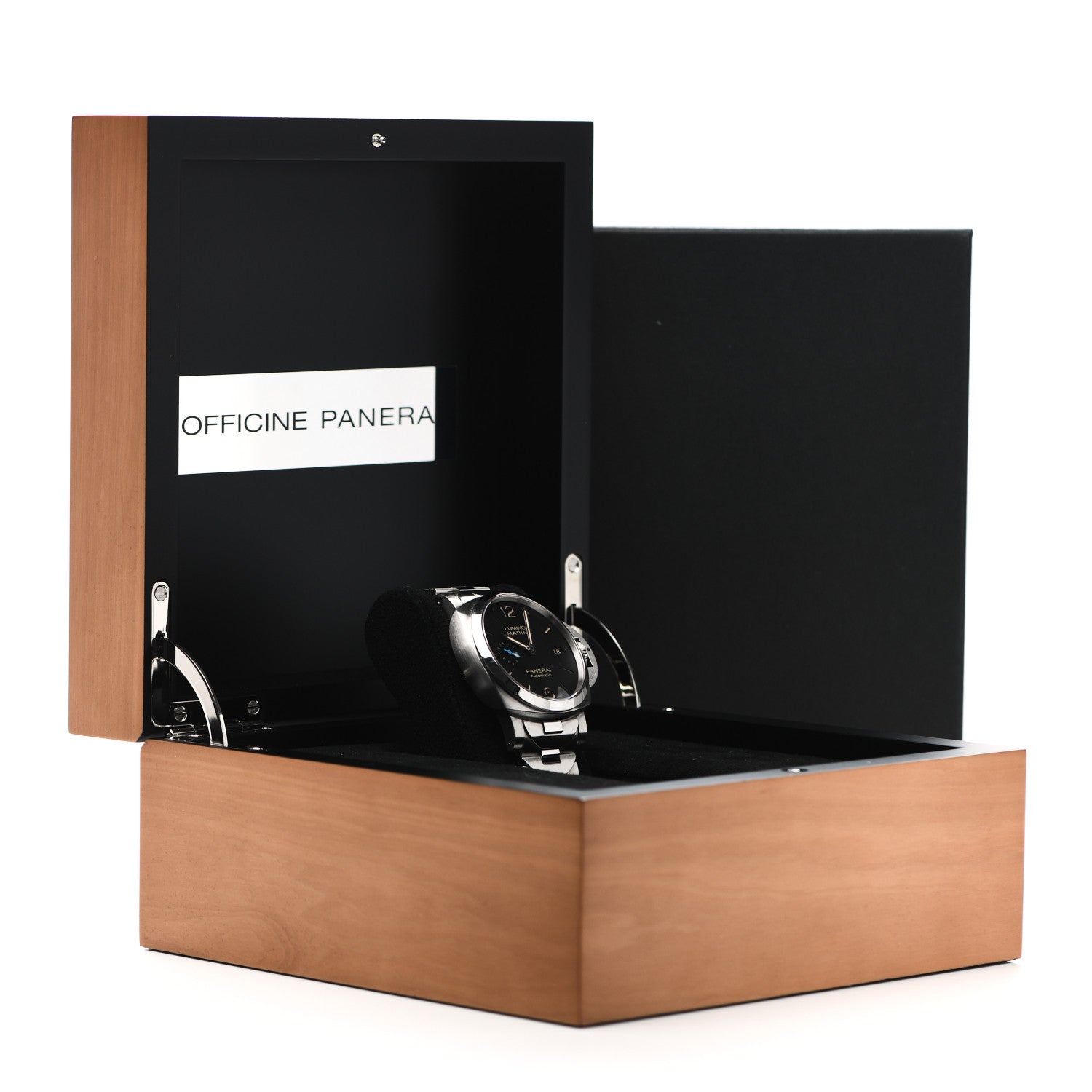 Panerai Stainless Steel 42mm Luminor Marina Automatic Watch Black PAM00722 5 of 5