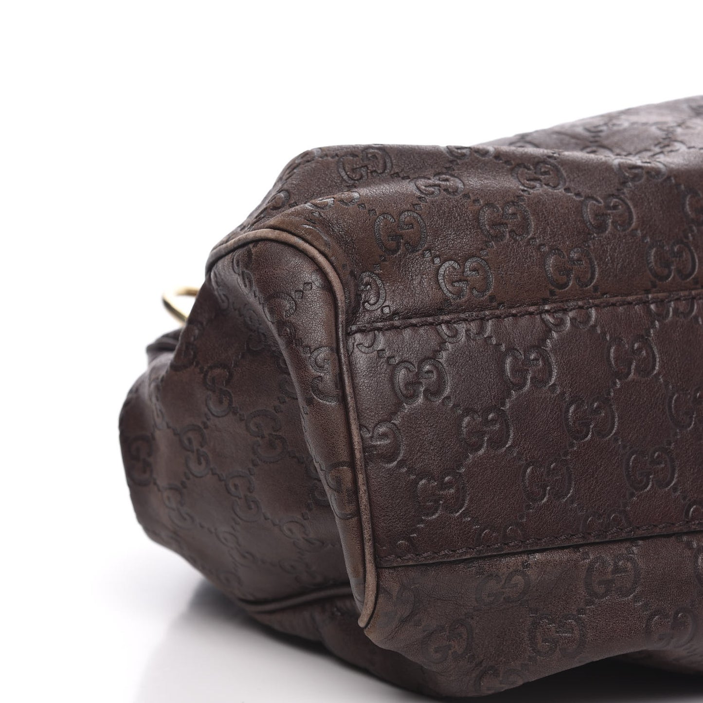 Guccissima Medium Sukey Tote Chocolate