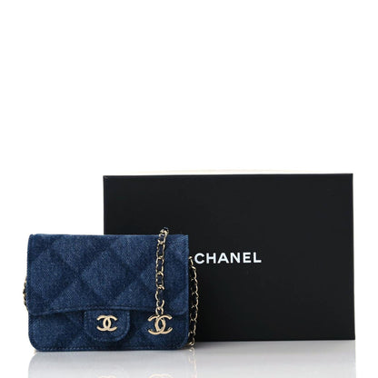 Chanel Denim Printed Belt Bag Dark Blue 11 of 11