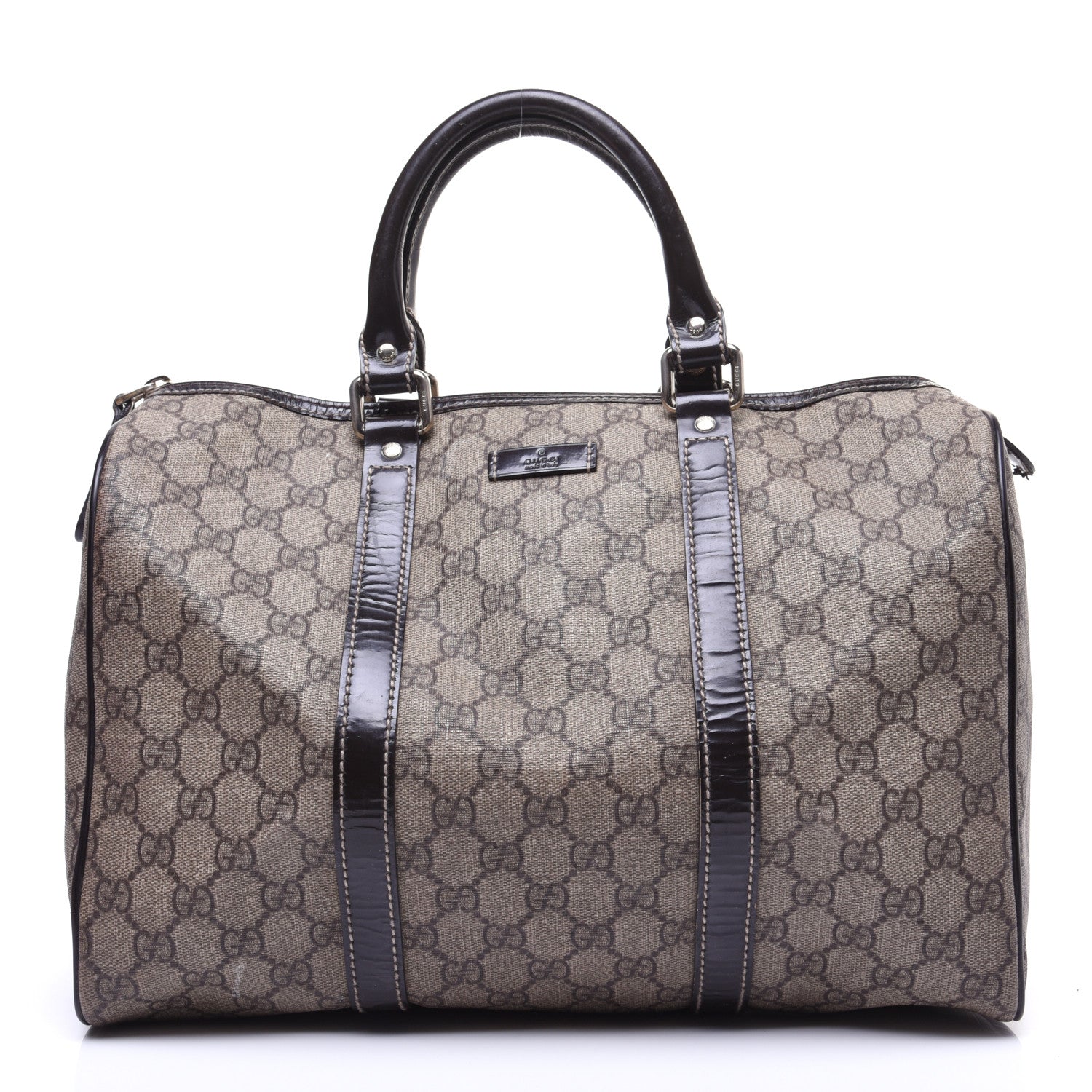 Gucci GG Plus Monogram Medium Joy Boston Dark Brown 1 of 14