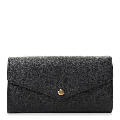 Louis Vuitton Empreinte Sarah Wallet NM Black 1 of 7