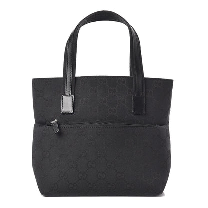 Gucci Nylon Monogram Hobo Black 1 of 10