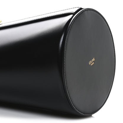 Celine Shiny Calfskin Triomphe Bucket Bag Black 10 of 12