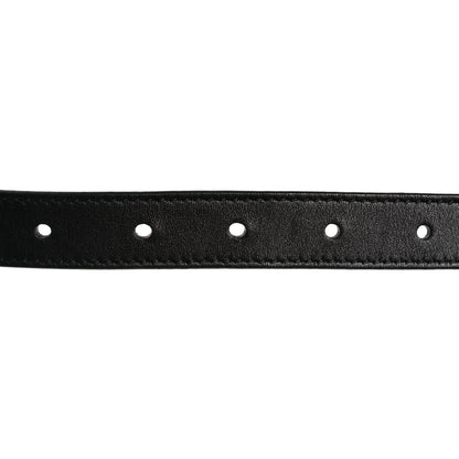 Gucci Calfskin Double G 20mm Belt 80 32 Black 3 of 5