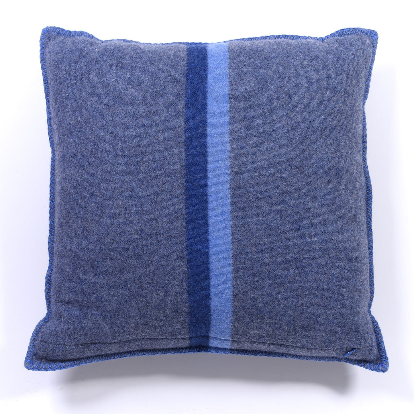 Wool Cashmere Cushion Pillow Blue Gray