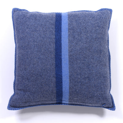Louis Vuitton Wool Cashmere Cushion Pillow Blue Gray 2 of 3