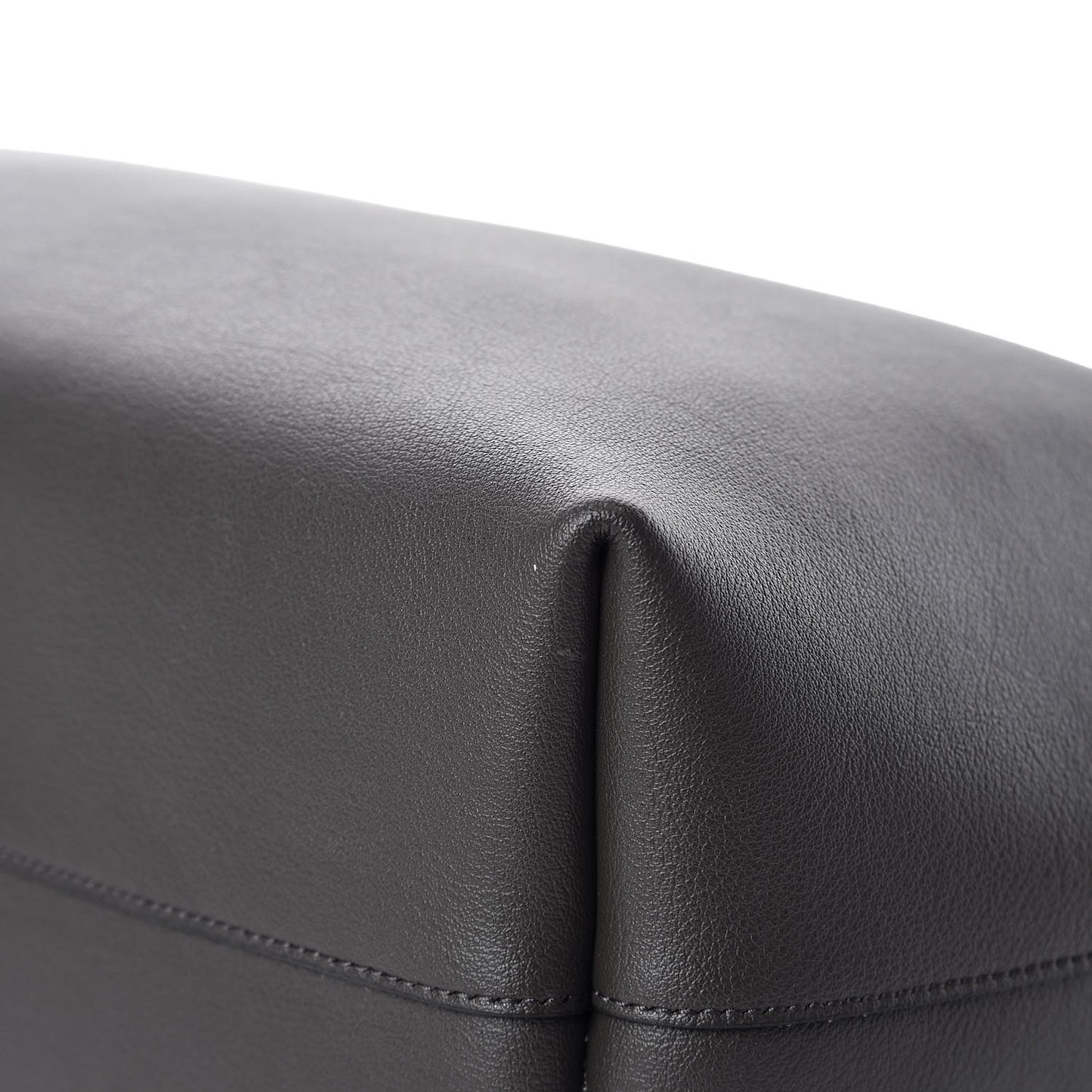 Calfskin Large Shopping Tote Coal