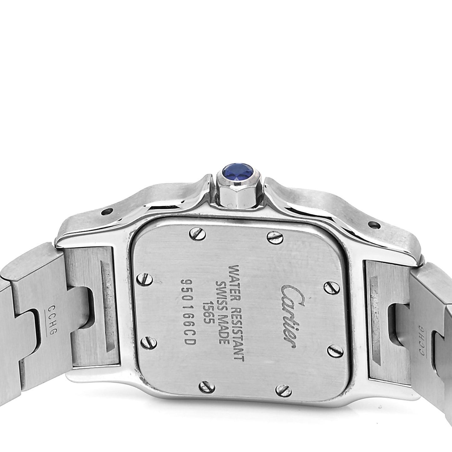 Stainless Steel 24mm Santos de Cartier Galbee Quartz Watch