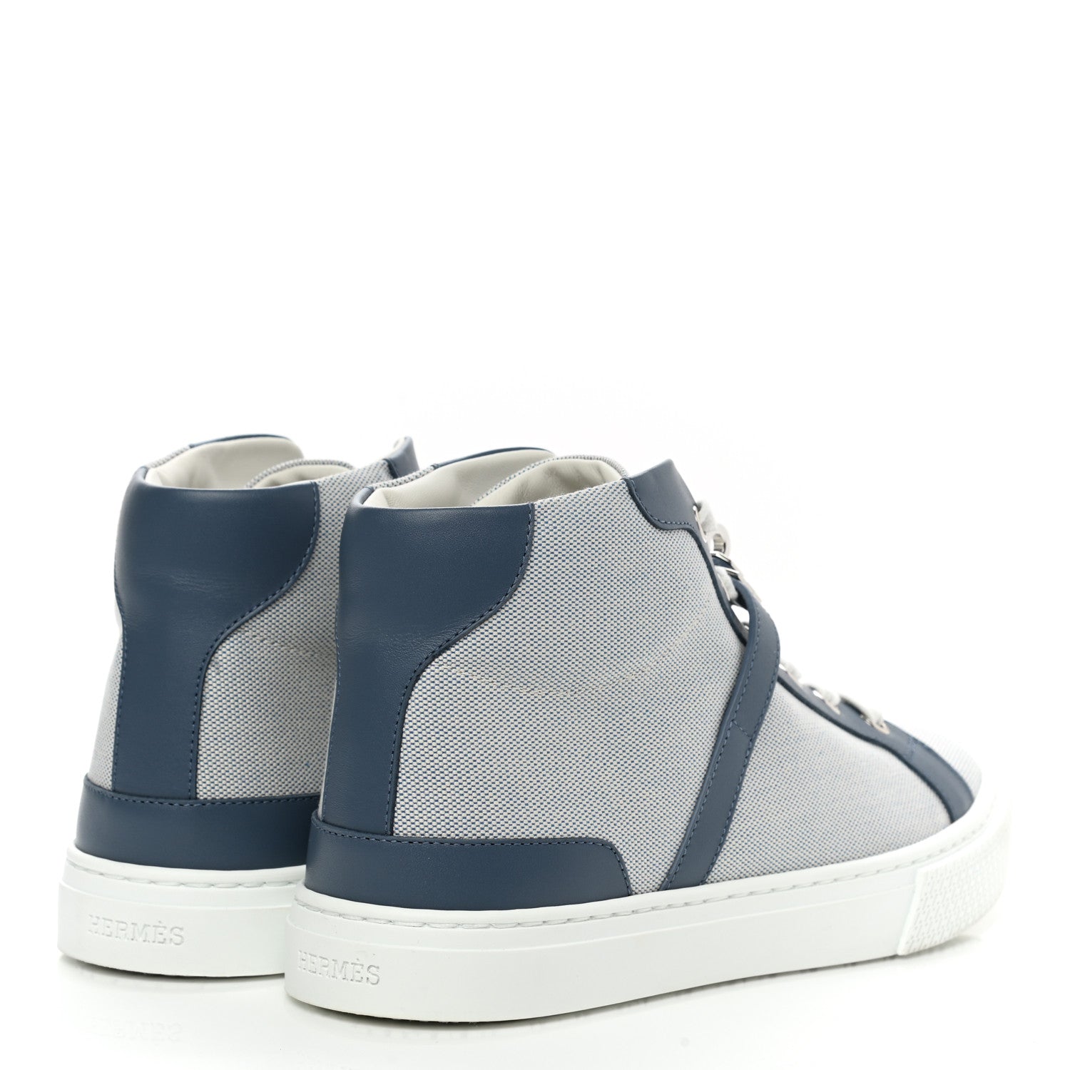 Hermes Canvas Calfskin Daydream Sneakers 35 Bleu Marine 4 of 9