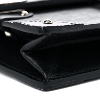 Louis Vuitton Epi Trunk Chain Wallet Black 7 of 9
