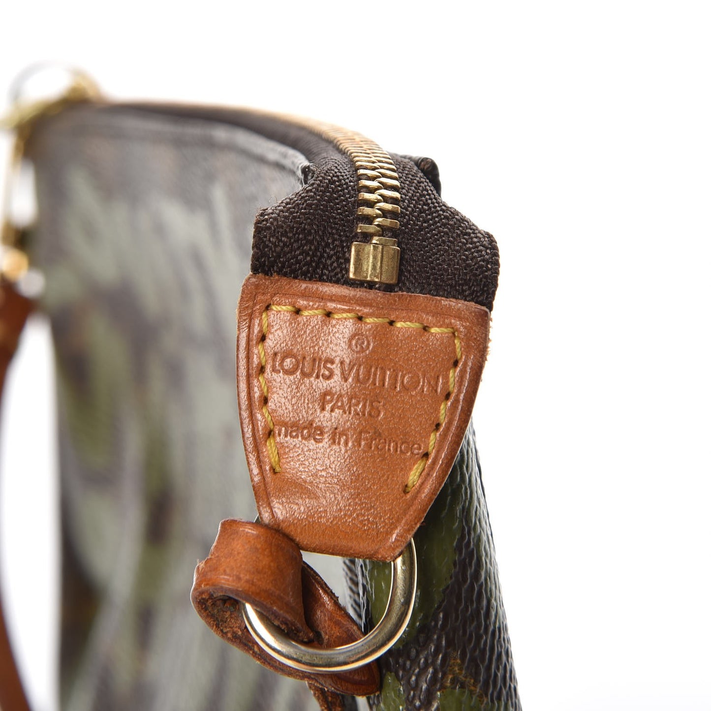 Monogram Graffiti Pochette Accessories Kaki