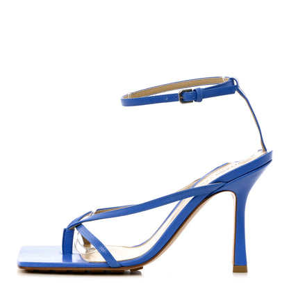 Bottega Veneta Lambskin Stretch Multi Strap 90mm Sandals 37 Aquarium 1 of 10