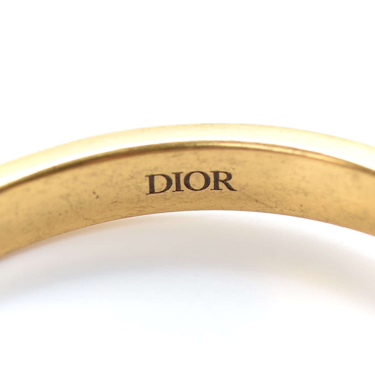Metal J'Adior Bracelet Cuff Gold