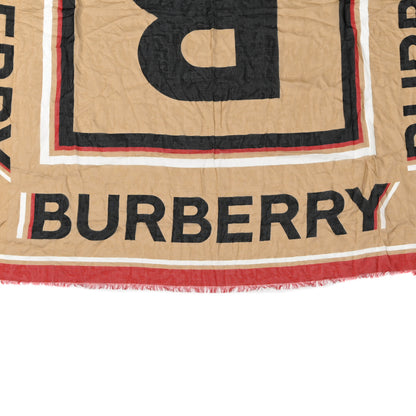 Burberry Modal Logo Scarf Archive Beige 2 of 5
