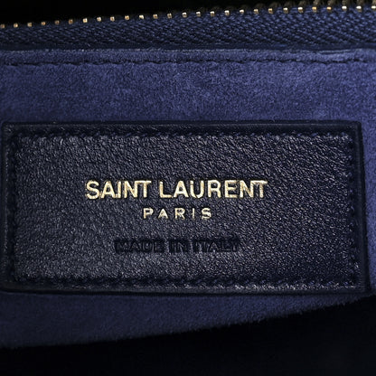 Saint Laurent Calfskin Small Sac De Jour Marine 6 of 11