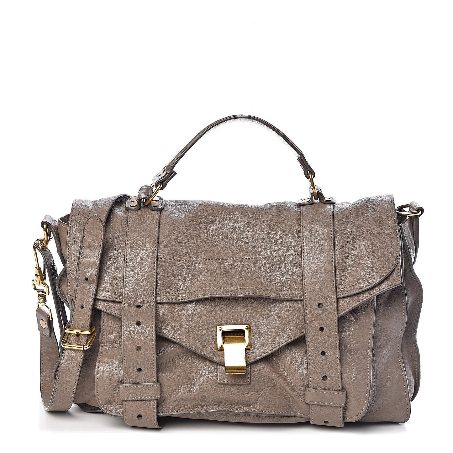 Lambskin Medium PS1 Satchel Smoke
