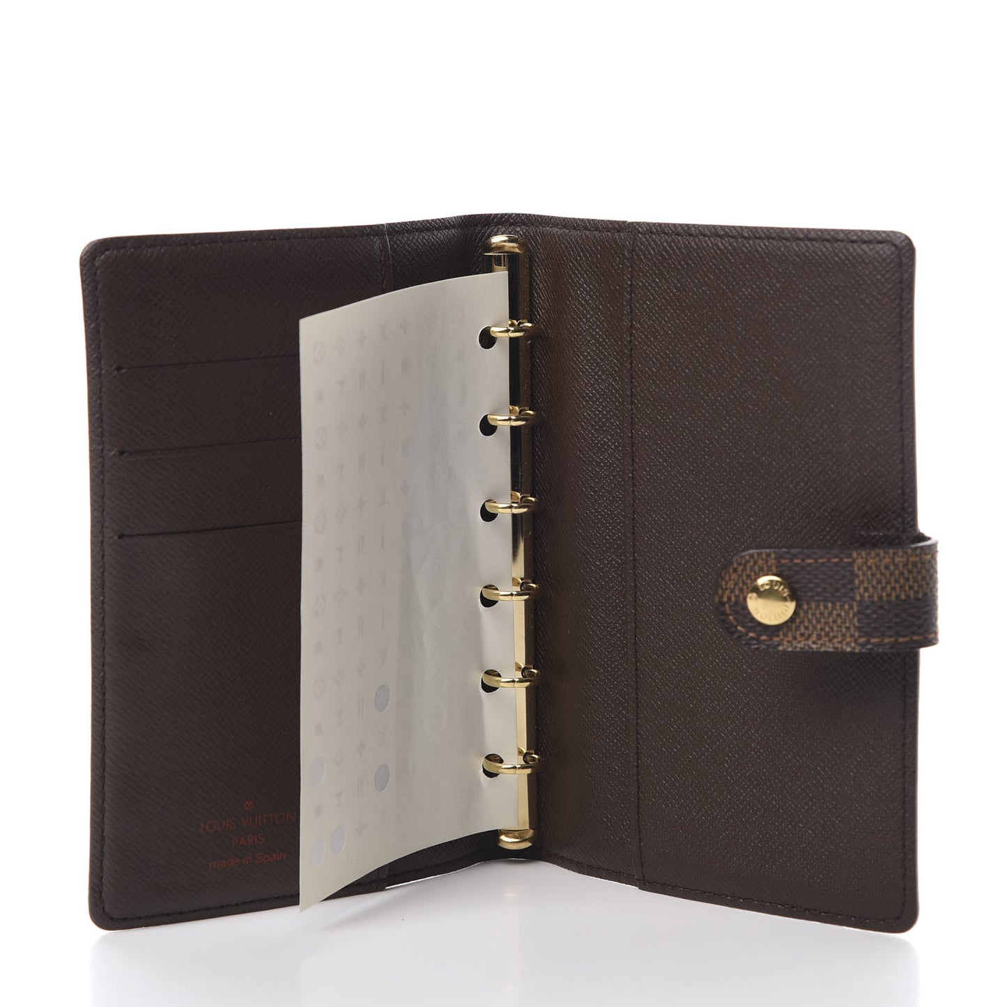 Damier Ebene Small Ring Agenda Cover
