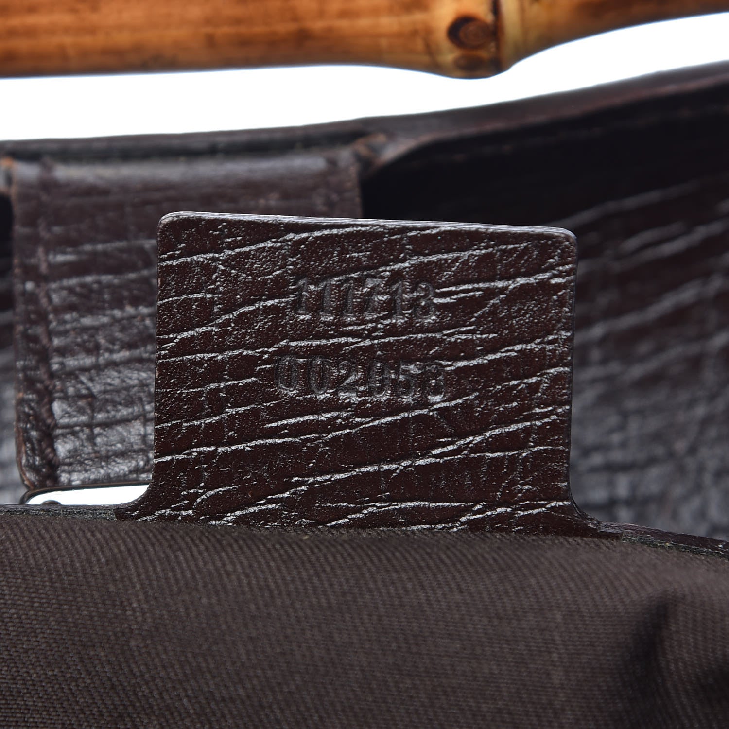 Gucci Monogram Bamboo Bullet Bag Dark Brown 7 of 19