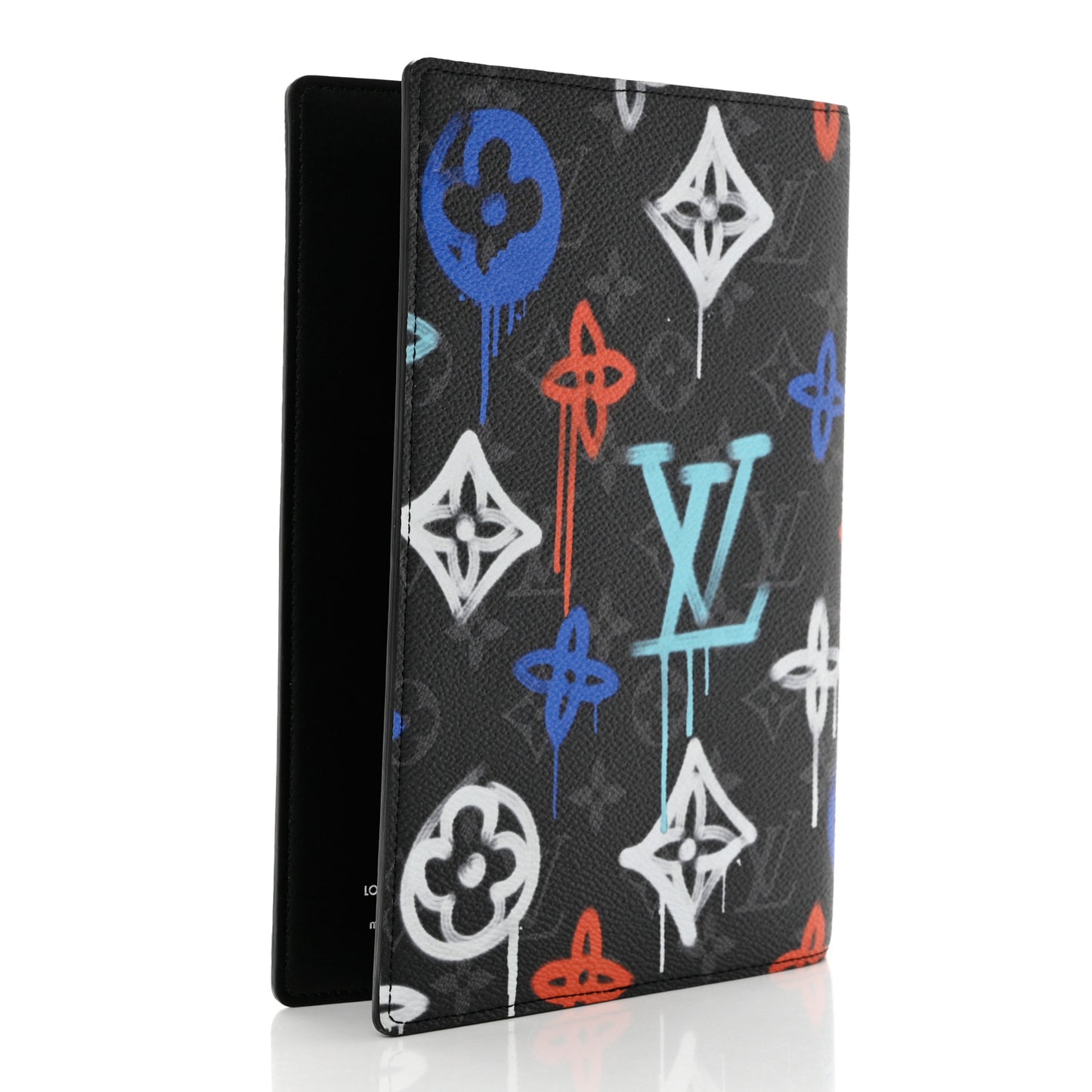 Monogram Eclipse LV Graffiti Auguste Notebook Cover Multicolor