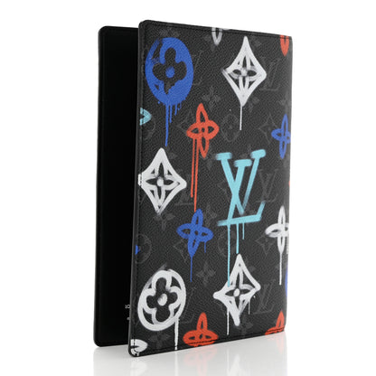 Louis Vuitton Monogram Eclipse LV Graffiti Auguste Notebook Cover Multicolor 3 of 6