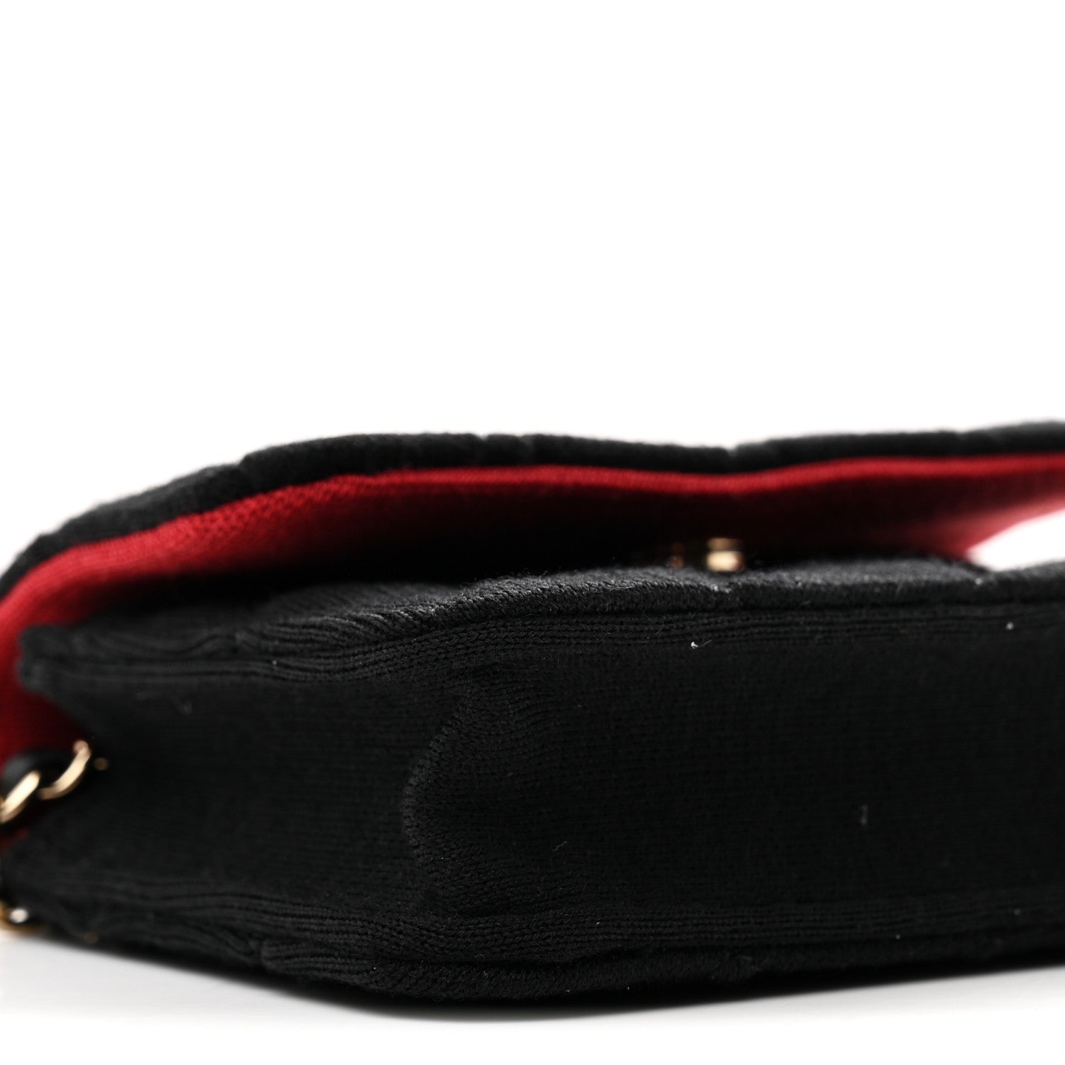 Chanel Jersey Quilted Micro Mini Flap Black 9 of 11
