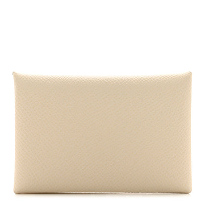 Hermes Epsom Calvi Card Case Craie 1 of 7