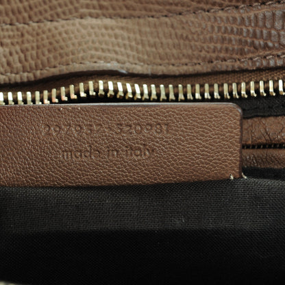 Saint Laurent Calfskin Lizard Embossed Small Cabas ChYc Brown 7 of 7