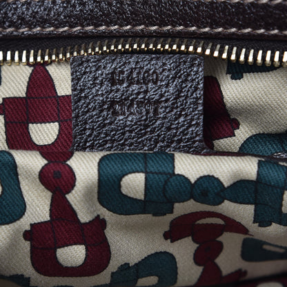 Gucci Guccissima Suede Charmy Boston Brown 7 of 13