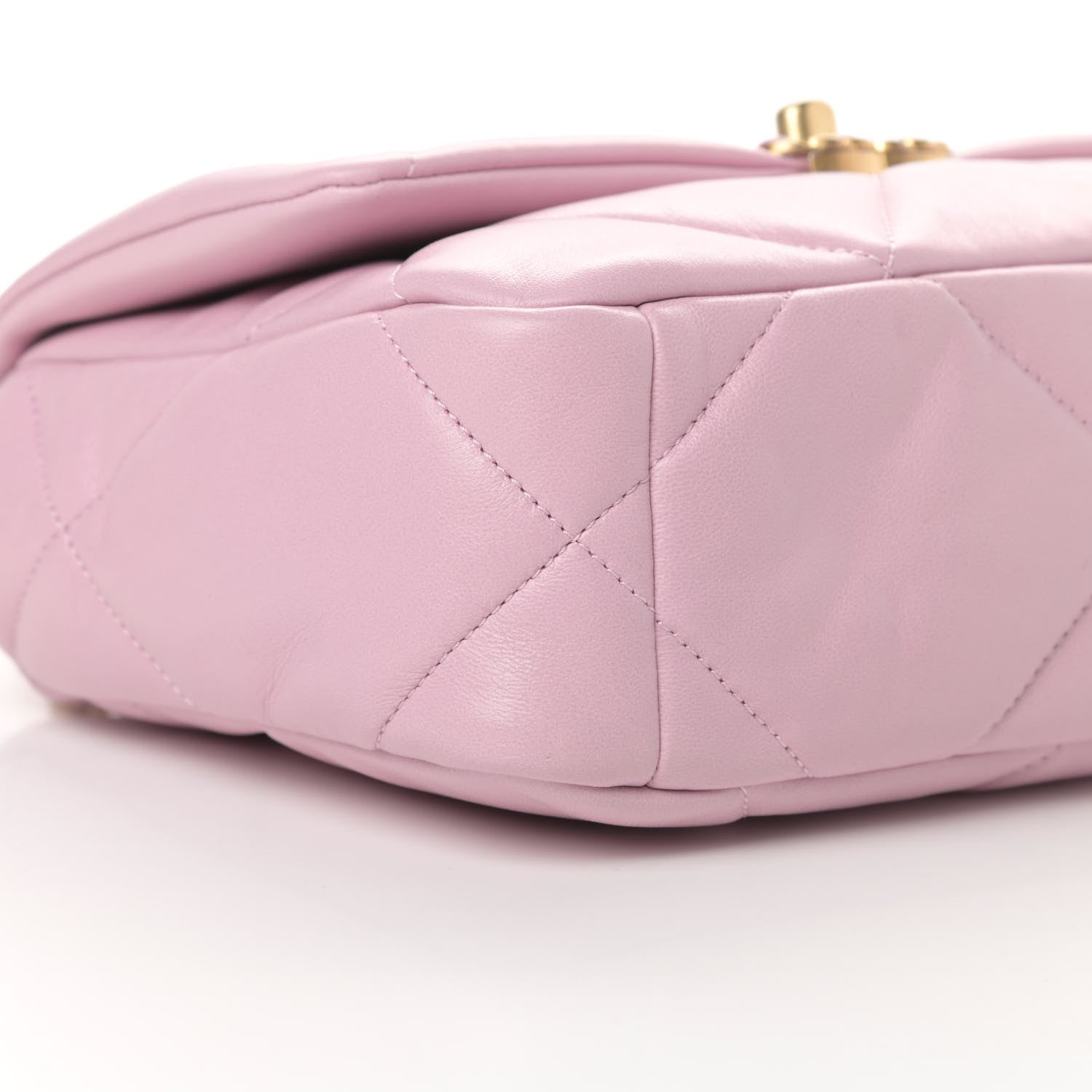 Chanel Lambskin Quilted Medium Chanel 19 Flap Light Pink 9 of 10