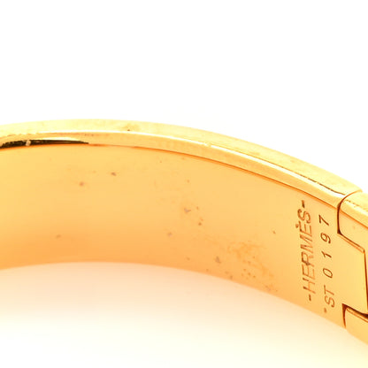 Hermes Enamel Narrow Clic Clac H Bracelet PM Rouge Corail 5 of 5