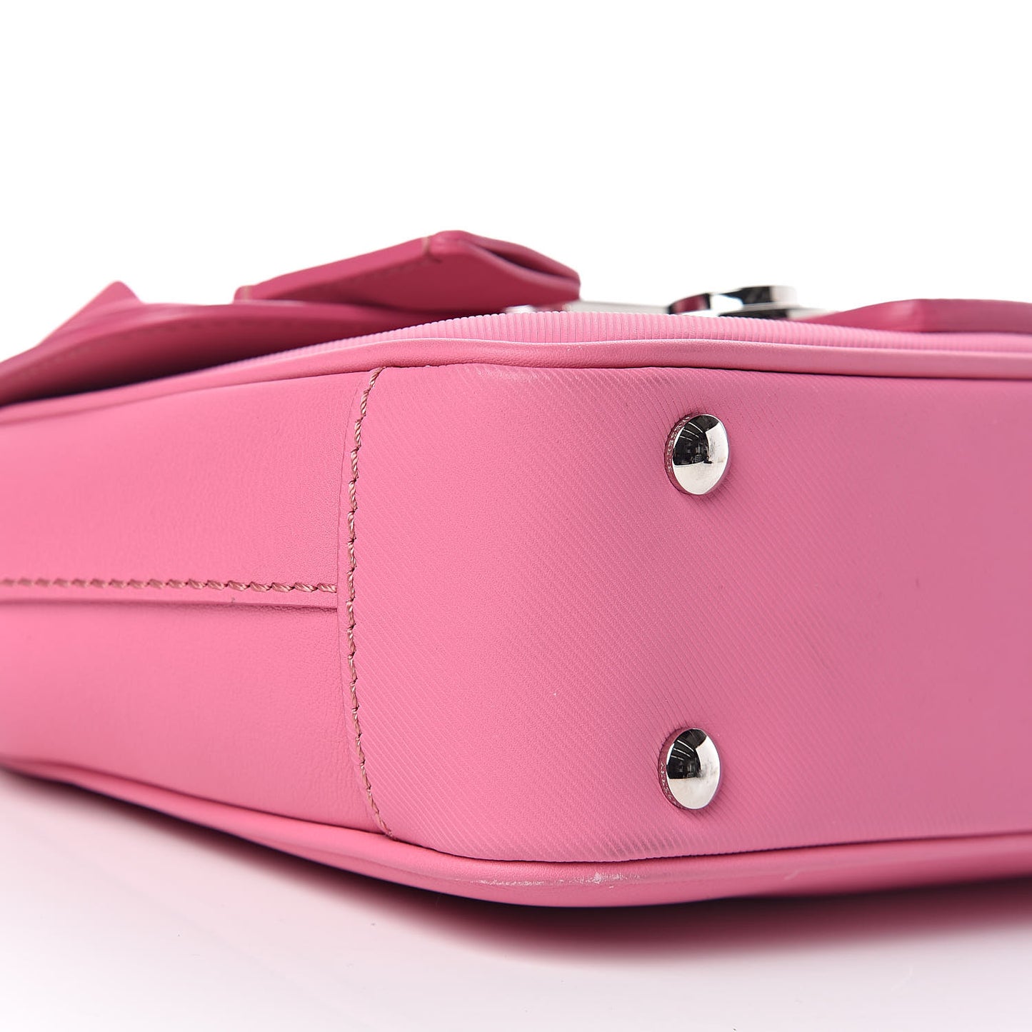Trench Calfskin Small DK88 Top Handle Bag Rose Pink