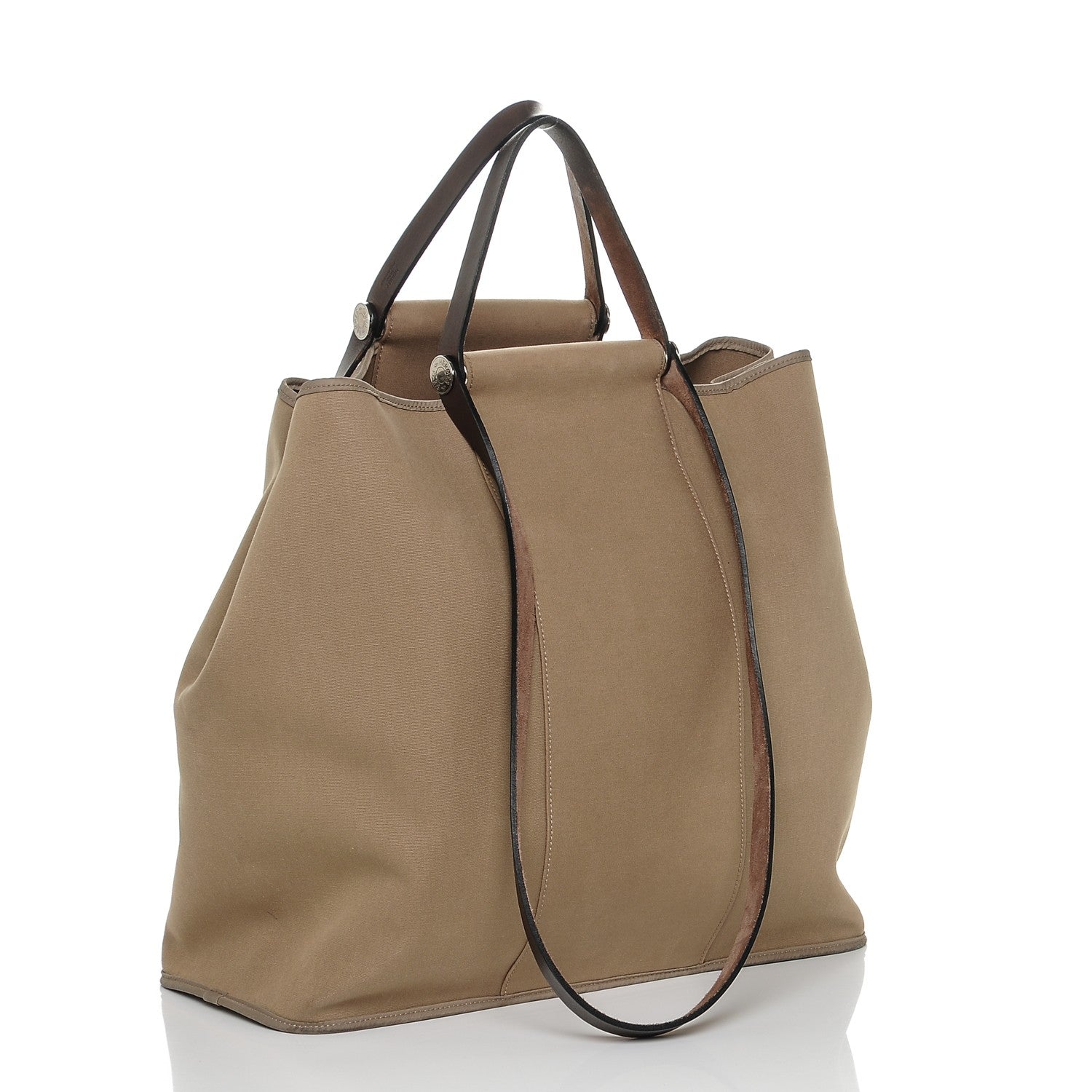 Hermes Toile Cabag Twist 42 GM Etoupe 3 of 8
