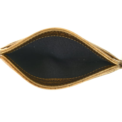 Chanel Metallic Calfskin Crocodile Embossed Cocodile Card Holder Gold 5 of 8