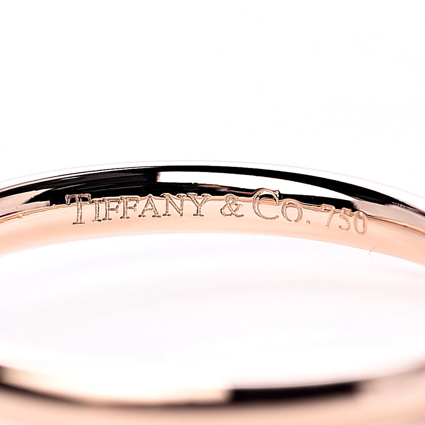 18K Rose Gold 2mm Elsa Peretti Wedding Band Ring 50 5.25