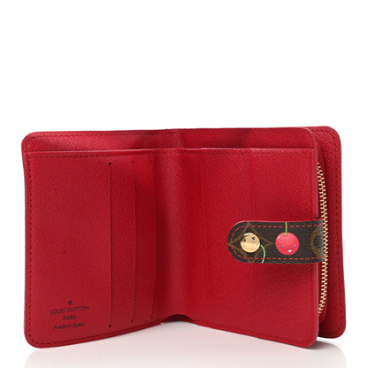 Louis Vuitton Monogram Cerises Compact Zippe Wallet 5 of 7
