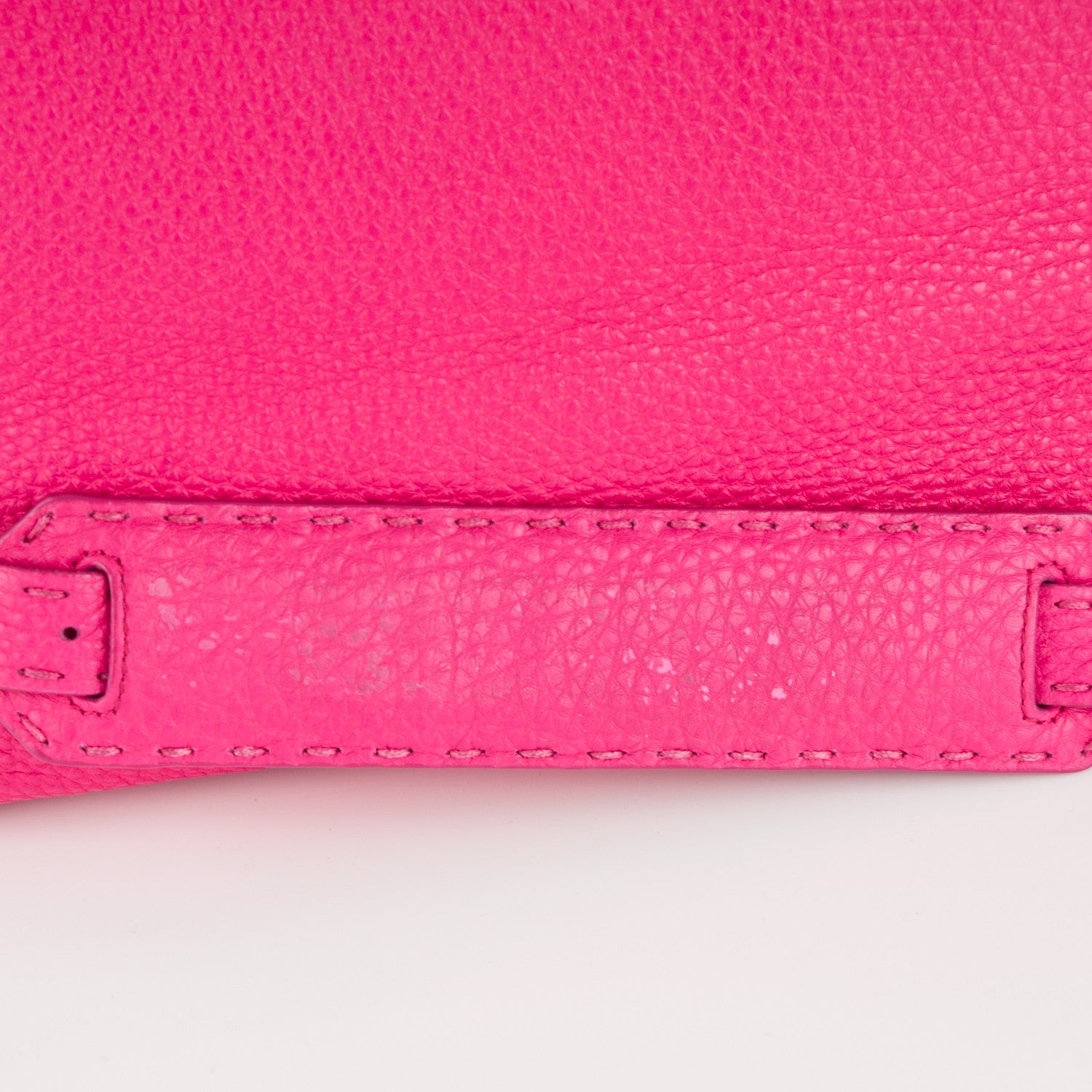 Fendi Cuoio Romano Selleria Large Anna Bucket Bag Fuxia 11 of 11